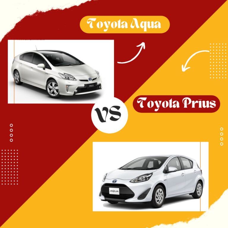 Toyota Aqua vs Toyota Prius Comparison 