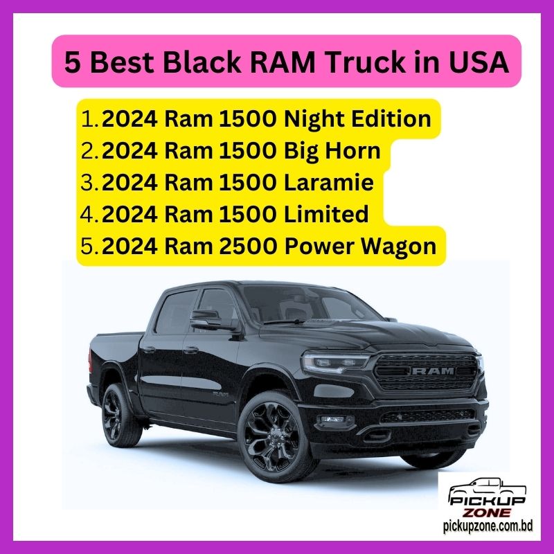 5 Best Black RAM Truck in USA